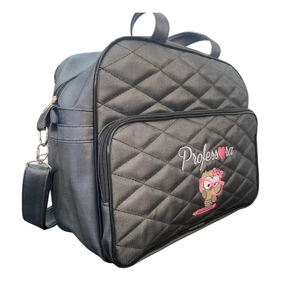 Bolsa Pasta Professora Transversal Ombro De Mão
