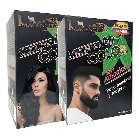 Shampoo Tinte Cubre Canas 10und - mL a $12