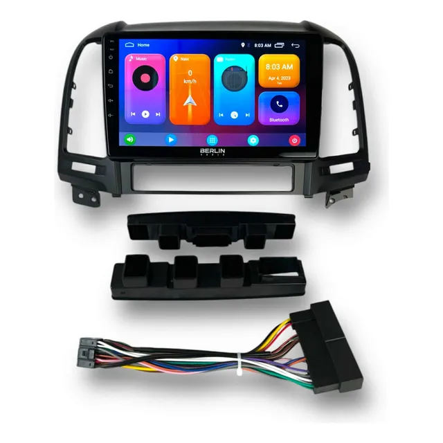 Radio Android Hyundai Santafe 2006-2013carplay Auto Wifi Gps