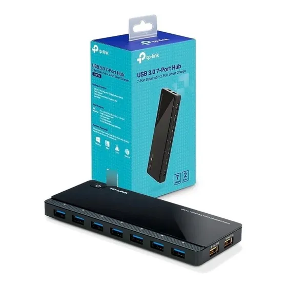 Tp-link Hub Usb 3.0 7portas 2 Portas Carregamento Uh720 2.4a
