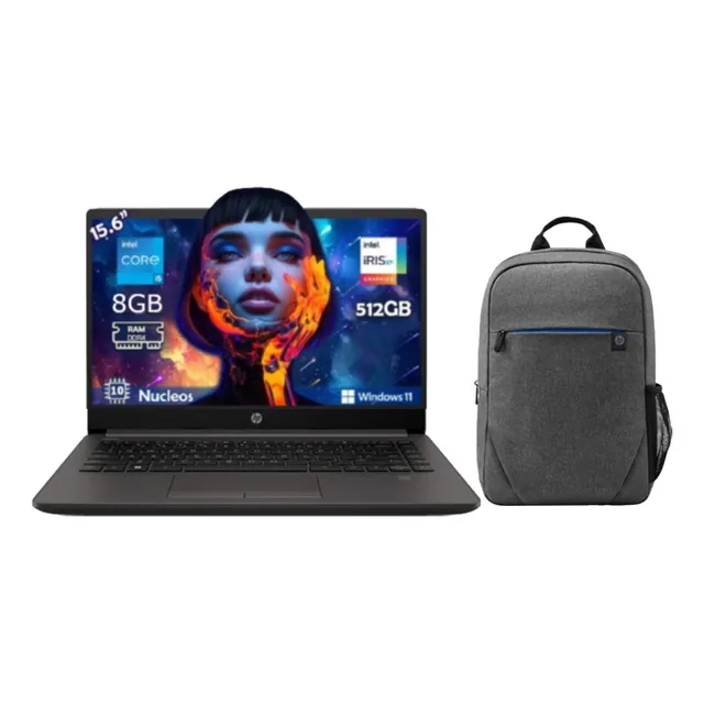 Laptop Hp 240r Core I5 8gb Ssd 512 Gb 14  W11h + Mochila