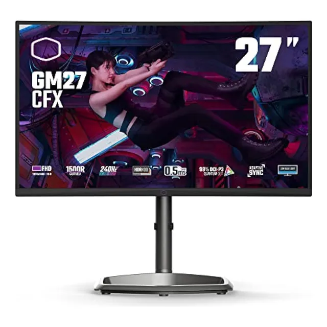 Cooler Master Monitor Curvo De 27 Pulgadas Sin