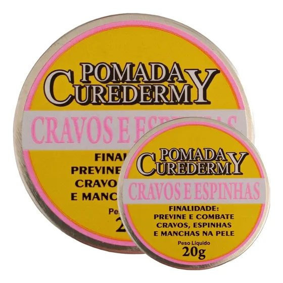 Kit 2 Pomada Cravos E Espinhas Cicatrizante Manchas Na Pele*