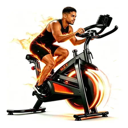 Bicicleta Ergometrica Spinning 13kg Inercia Pro Ate 150kg Preto 1.2v