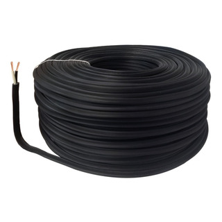 Cable Uso Rudo 2x12 Rollo 100m Para Exteriores Negro Jardin Cable Uso Rudo 2x12 Rollo 100m Para Exteriores Negro Jardin