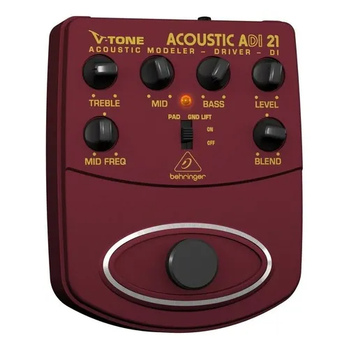 Pedal Efecto Guitarra Behringer Adi21 Preamp De Acustica