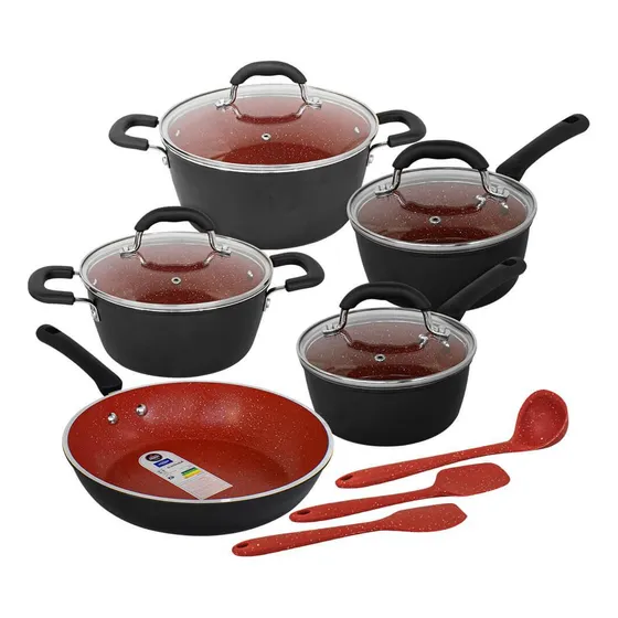 Conjunto Panelas Antiaderente Cerâmica Indução Brinox Select