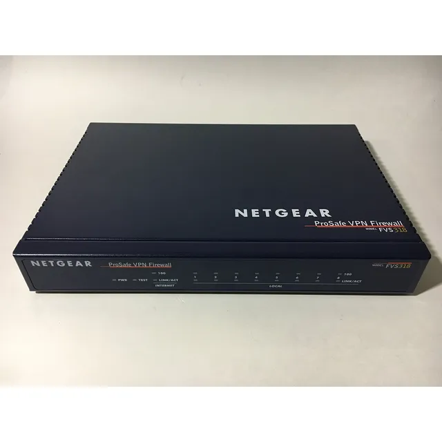 Netgear Fvs318 Prosafe Vpn Firewall 8 Con 8 Puertos 10/100 Interruptor