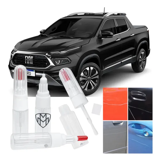 Caneta Micro Pintura Retoque Fiat Toro Cores Pronta Para Uso
