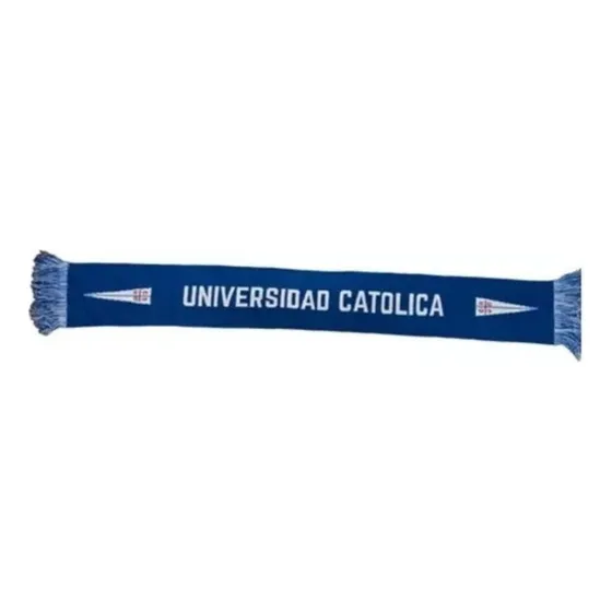 Bufanda Universidad Catolica Licenciada Titanio Color Azul