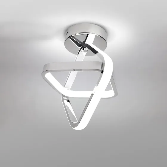  Lámpara De Techo Moderna Led  Diseño Curvo