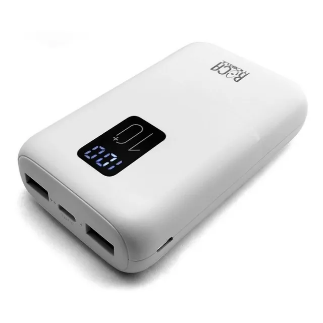 Cargador Portatil Power Bank Roca 10000 Mah Lcd