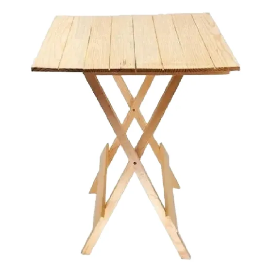Mesa Plegable De Madera