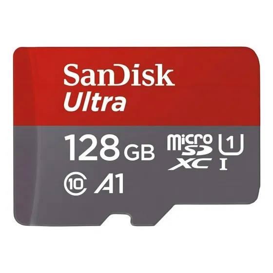 Cartão de Memória Micro Sd Sandisk Ultra 128gb Classe 10 P Celular Câmera Notebook Drone