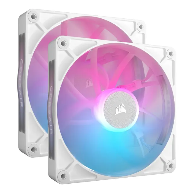 Kit De Ventiladores Corsair Icue Link Rx140 Rgb 140mm Pwm Led Rgb Wh