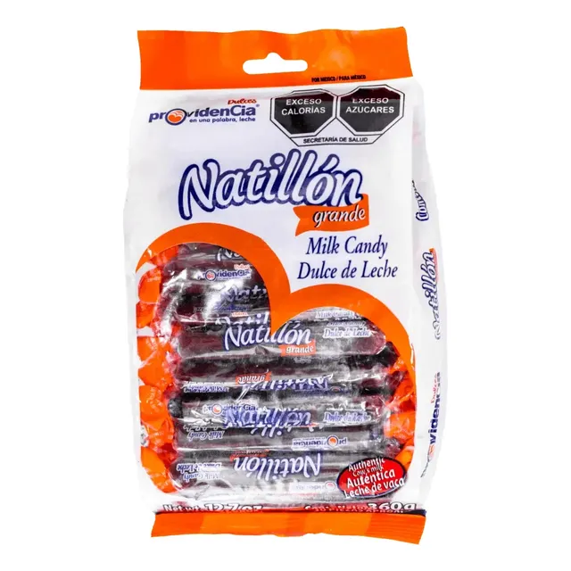 Natillon Grande 30pz 360g La Providencia Dulce De Leche Suave Hecho Auténtica Leche De Vaca Caramelos Envueltos Individualmente Tradicional Mexicano