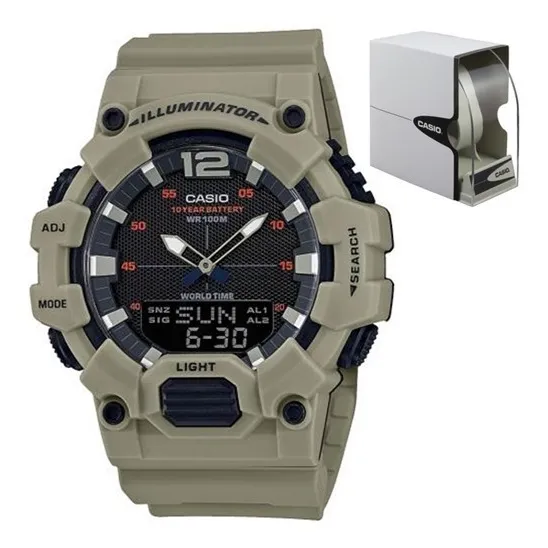 Reloj Casio Hdc 700 Beige 30 Memorias Alarma Sumergible 100m