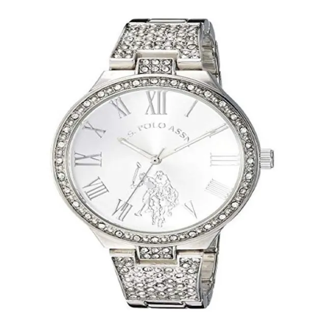 Us Polo Assn - Reloj Analógico Mujer 4031 -plateado
