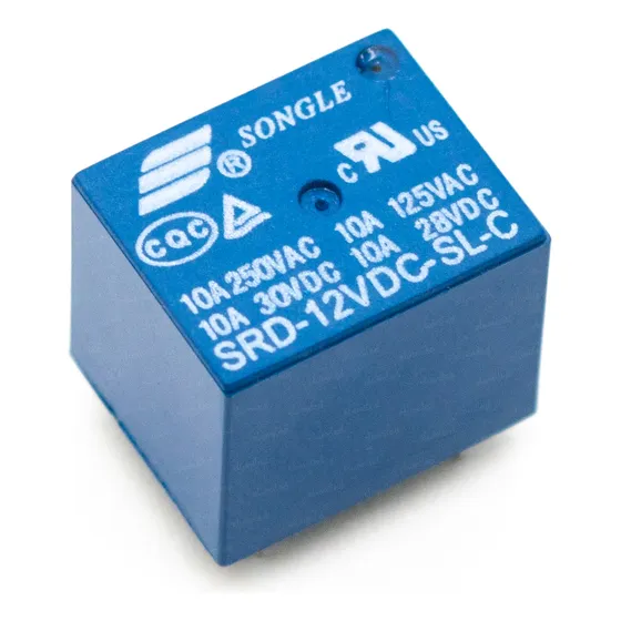 2 Reles Bobina 12v Dc 10a 250v 1 Inversor Srd-12vdc-sl-c