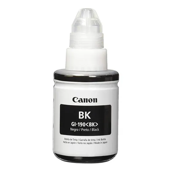 Botella Tinta Canon Gl 190 Pixma G1100 2100 3100 Original 