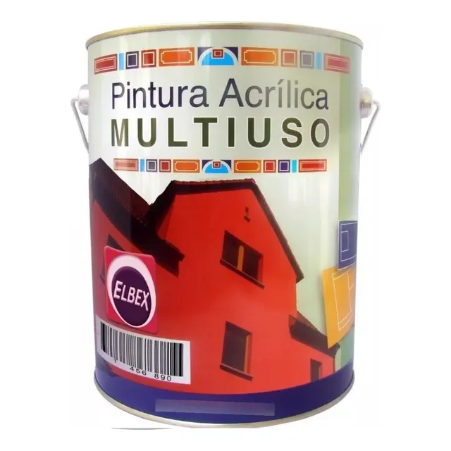 1/4lt Pintura Color Multiuso Elbex Pam 33 Colores A Eleccion