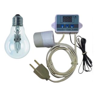 Kit Chocadeira Caseira Bivolt Com Termostato E Lâmpada Kit Chocadeira Caseira Bivolt Com Termostato E Lâmpada
