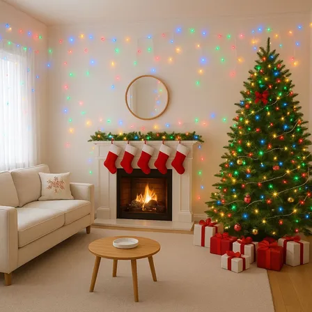 Pisca Pisca Led Natal 10m Bluetooth 6 Funções Prova D' Água - Colorido