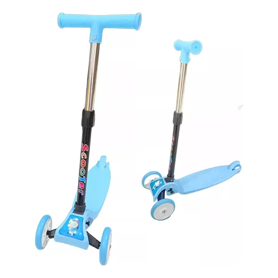 Monopatín Infantil Plegable 3 Ruedas C/ Freno Altura Regulable Marca Tp