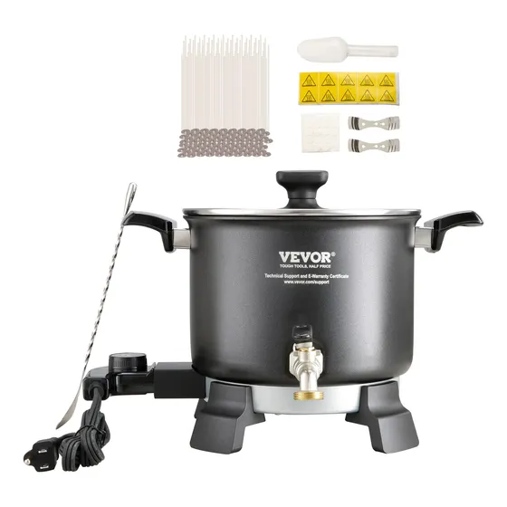 Wax Melter Vevor, Crisol Eléctrico De Cera Para Velas Maki, 
