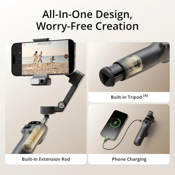 Dji Osmo Mobile 7p Gimbal 3 Ejes Para iPhone Y Android