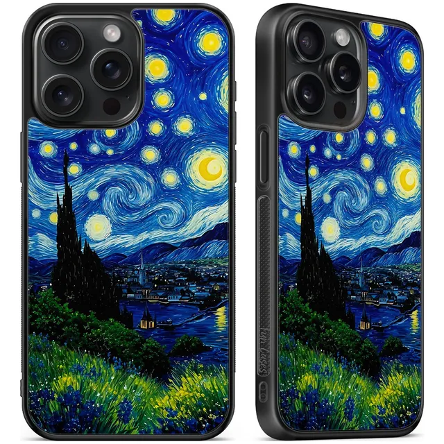 Funda La Noche Estrellada Vincent Van Gogh Starry Night Arte Negro Iphone 7