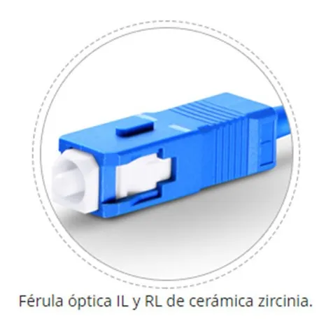 Patch Cord Fibra Optica Pigtail Os2 9/125 Sc/upc Símplex