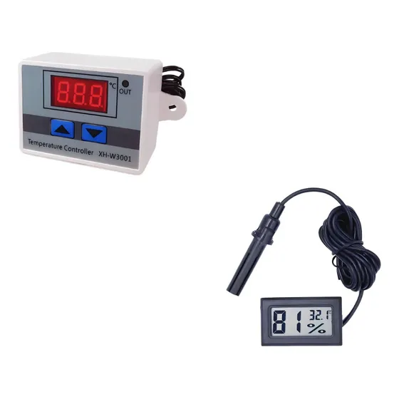 Termostato Digital W3001+termo Higrómetro Digital Incubadora