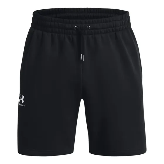 Shorts De Vellón Ua Essential Hombre Negro Under Armour