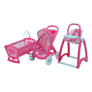 Carriola Cuna Silla Para Muñecas Princel Para Niñas Juguete Carriola Cuna Silla Para Muñecas Princel Para Niñas Juguete
