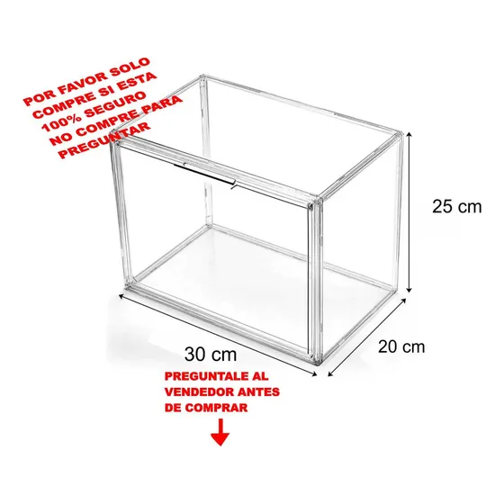 Caja Acrilico Con Tapa Magnetica