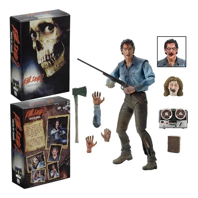 Boneco De Ação Articulado Neca The Evil Dead Ash De 7 Polega