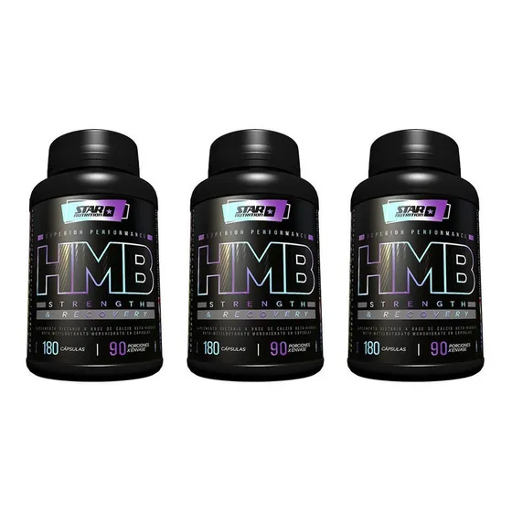 Star Nutrition Hmb Hidroxy Beta Metilbutarato 180 Cap X 3 Un