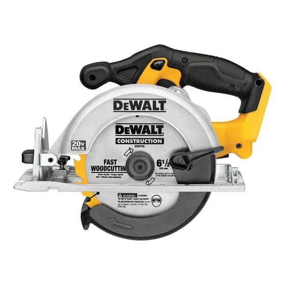 Sierra circular eléctrica inalámbrica DeWalt DCS391B 165mm amarillo/negro 20V
