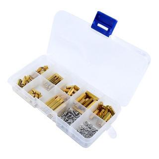 Kit De 120 Separadores Y Tornillos M3 De Laton Hexagonal Kit De 120 Separadores Y Tornillos M3 De Laton Hexagonal