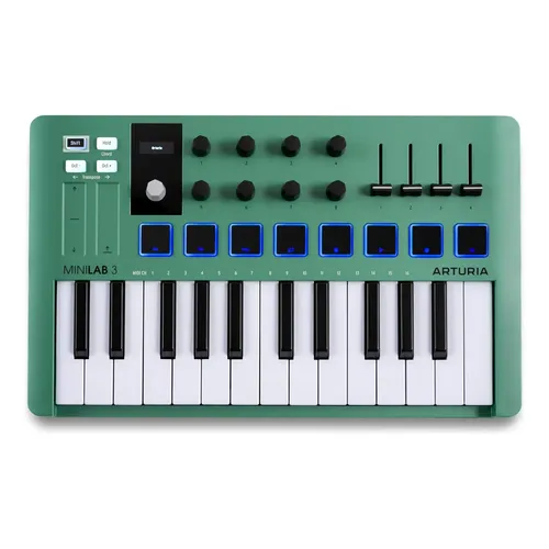 Controlador Midi Arturia Minilab Mkii Black Edition Cor Preto