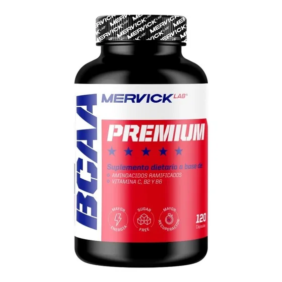 Bcaa Premium 120tab Aminoacidos Amino Ramificado Mervick