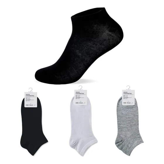 Media Tobillera Mujer 3 Pares