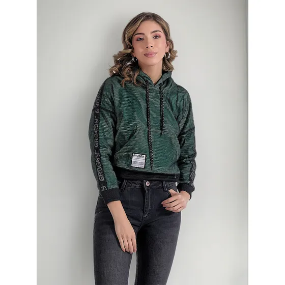 Hoodie Con Capota Femenino Groggy