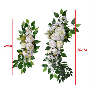 2 Piezas Que Cuelgan La Flor Del Arco De La Boda Flor 2 Piezas Que Cuelgan La Flor Del Arco De La Boda Flor