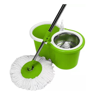 Trapeador Giratorio Con Cubeta Spin Mágico Microfibra Mop Trapeador Giratorio Con Cubeta Spin Mágico Microfibra Mop