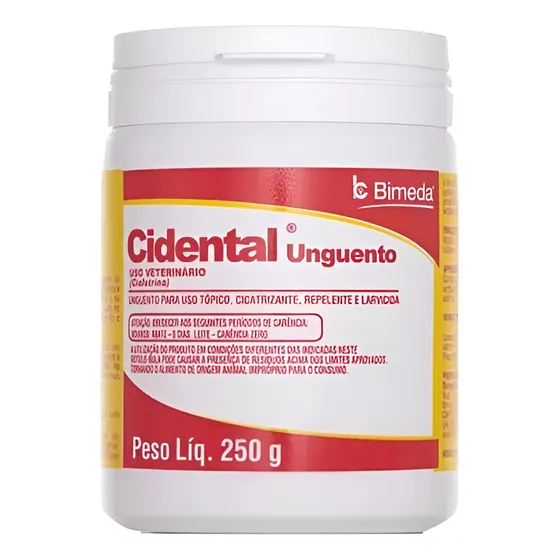 Kit C/2 Cidental Unguento Cicatrizante E Repelente 250g
