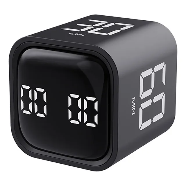 Temporizador Cubo, Despertador Digital Pomodoro Rotativo