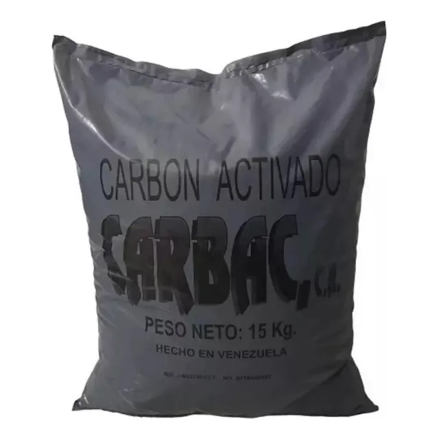 Carbón Activado Carbac Para Filtros De Agua Saco De 15 Kg.