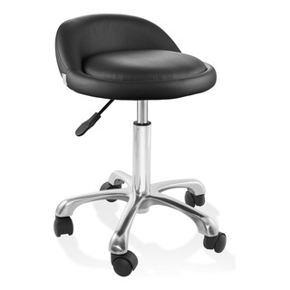 Taburete De Salón Saloniture Con Ruedas Hidráulico Y Respald Taburete De Salón Saloniture Con Ruedas Hidráulico Y Respald
